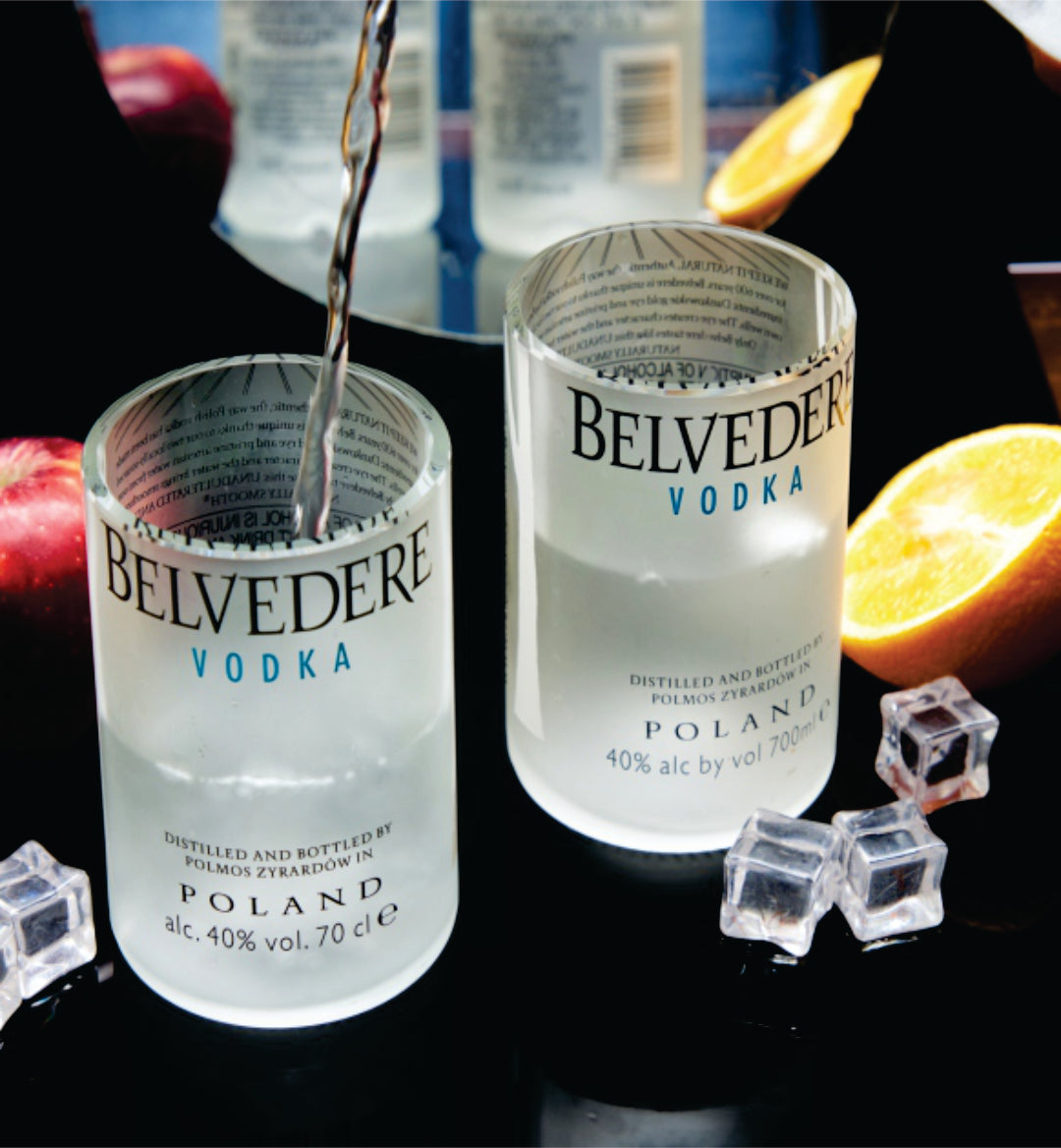 Belvedere popular custom glass piece